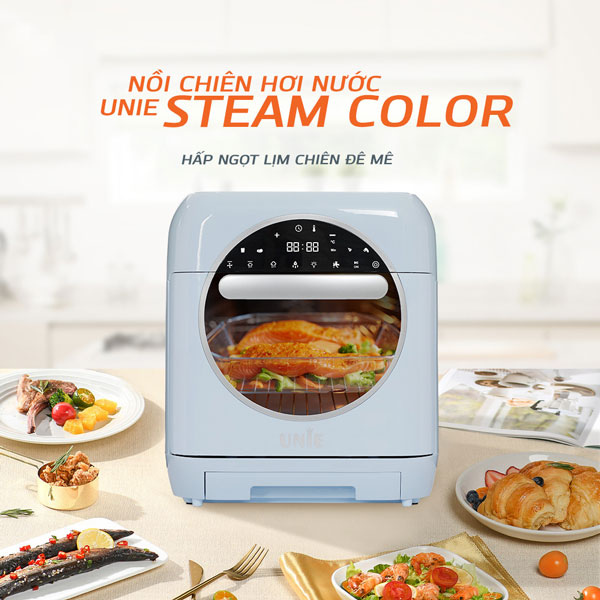 Nồi chiên không dầu Unie Steam Color