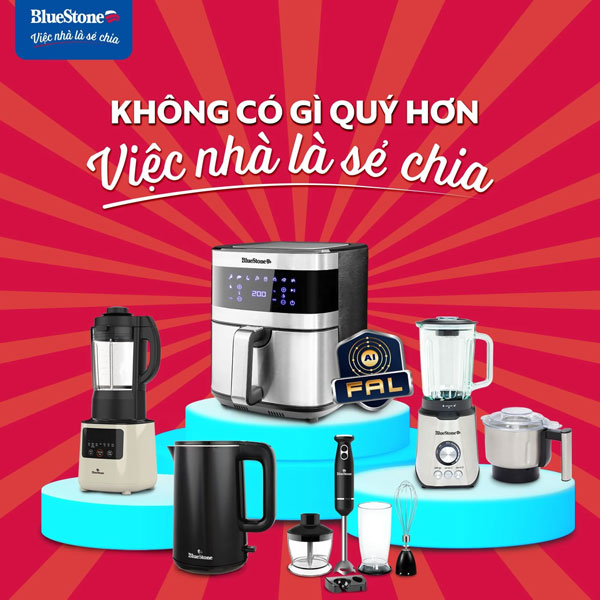 BlueStone - thương hiệu nồi chiên uy tín hàng đầu thị trường