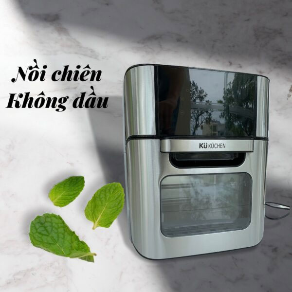 Nồi chiên không dầu Kuchen có thiết kế sang trọng, hiện đại