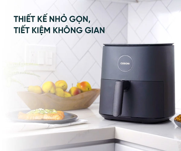 Nồi chiên không dầu Cosori Pro model CAF-L501 có kiểu dáng khá gọn gàng