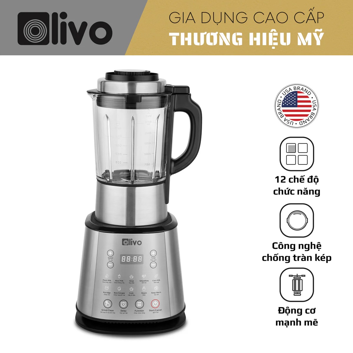 Máy làm sữa hạt Olivo x20