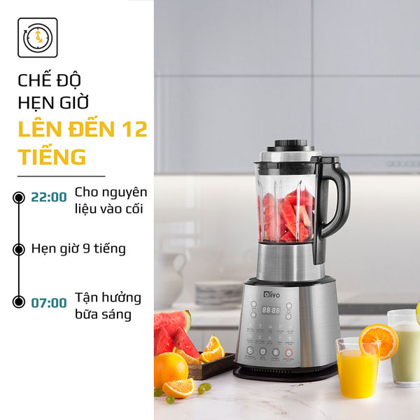 Hẹn giờ lên tới 12 tiếng