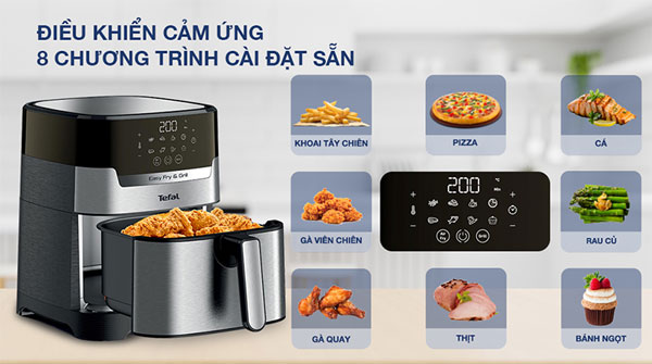 Tính năng nồi chiên không dầu